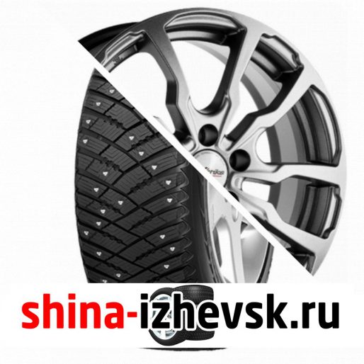 Колесо в сборе Goodyear Ultra Grip Ice Arctic 215/65 R16 T 98 + X-trike X117 6.5xR16 5×112 ET45 DIA57.1 Темно-серебристый в Ижевске